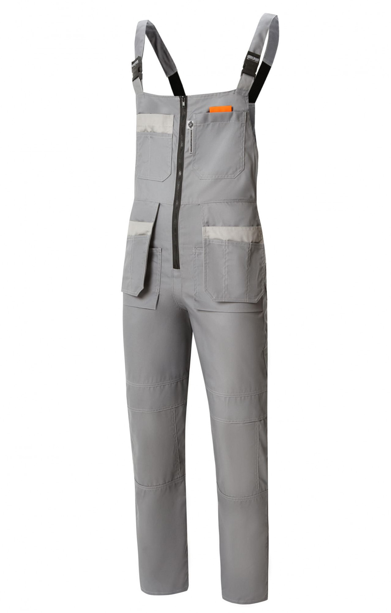 69438 Полукомбинезон "Профессионал-2" темно-серый со светло-серым  Летняя спецодежда  размер 64-66/170-176 