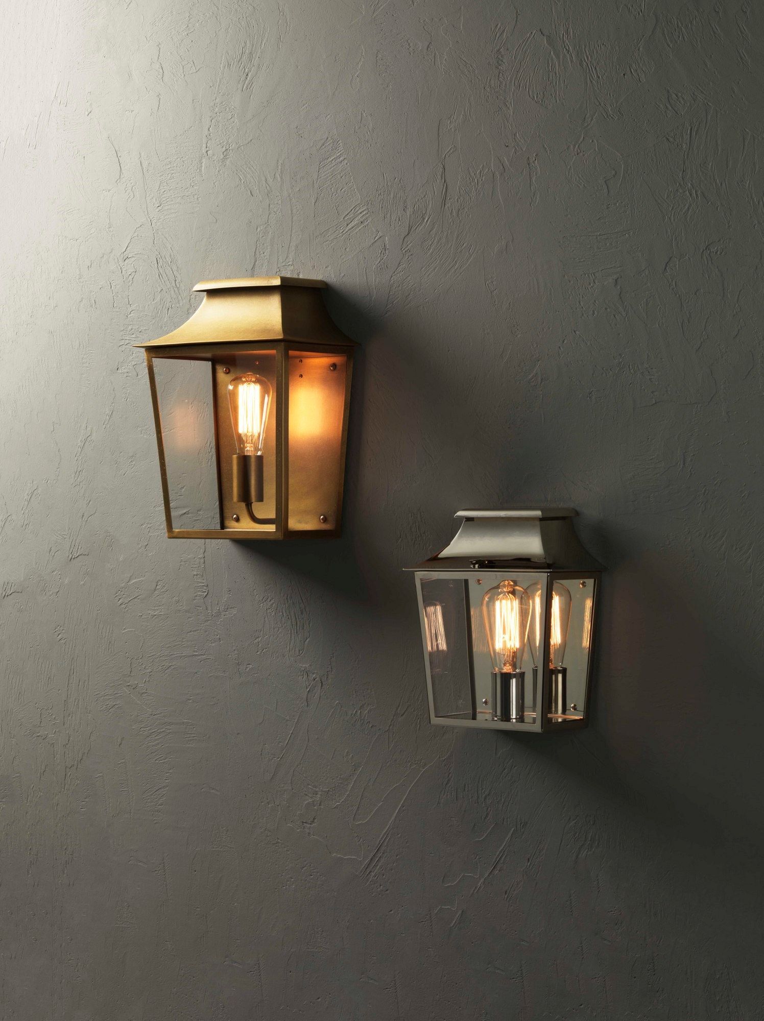 Сталь и стекло затемнения открытый настенный светильник Astro Lighting ARCH-00151218 - Вид №4
