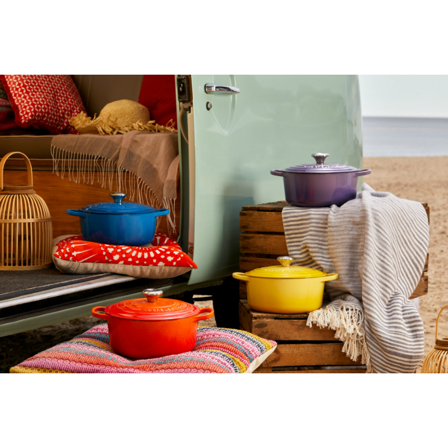 Кастрюля чугунная Le Creuset, Ø22 см, желтая 21177224032430 - Вид №1