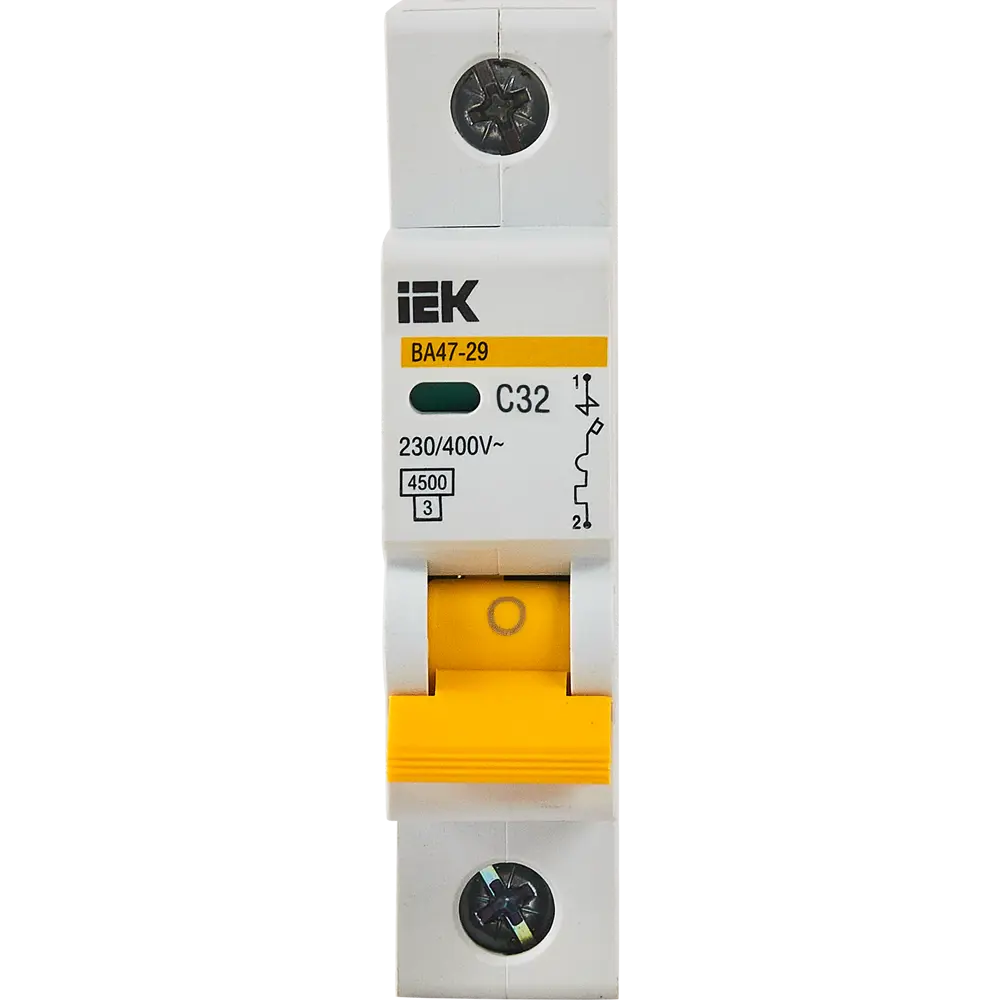Автоматический выключатель IEK 1P 32А для надежной защиты электросети 11873798 STLM-0001564 - Вид №1