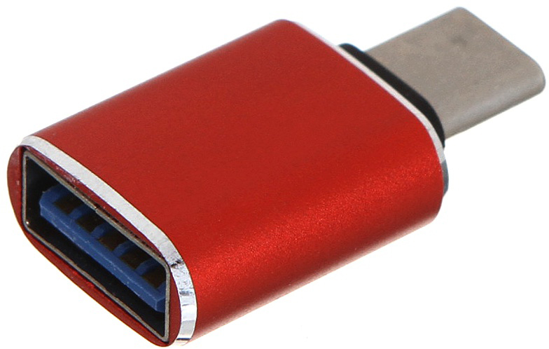GCR-52298 Gcr переходник usb type c на usb 3.0, m/af, красный, Greenconnect Santreyd 