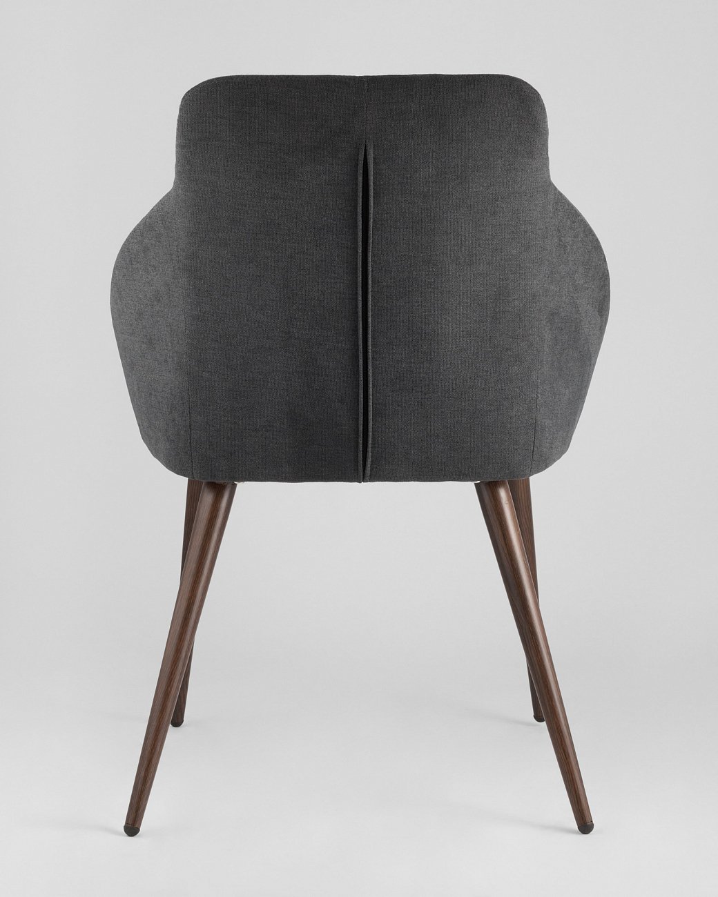 Стул со спинкой и подлокотниками серый "Квини" STOOL GROUP ДИЗАЙНЕРСКИЕ, ИНТЕРЬЕРНЫЕ 00-3946221 Серый  - Вид №5