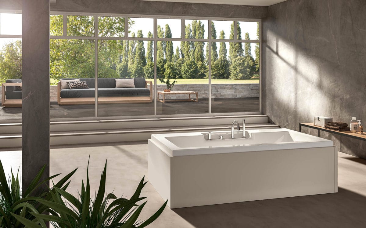 Прямоугольная ванна в центре комнаты с джакузи Albatros Soreha ARCH-00117854 - Вид №1