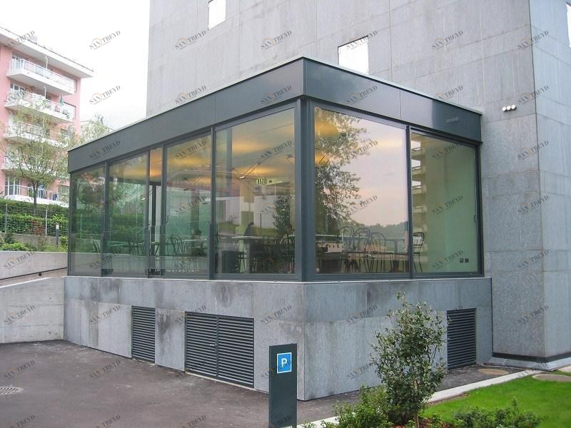 FRUBAU Раздвижная стеклянная дверь с терморазрывом Vetrate sun-id-1489523