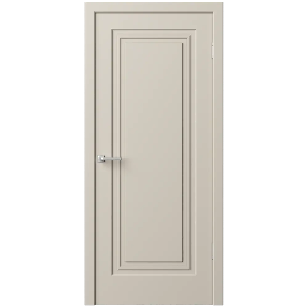 Дверь межкомнатная глухая Комфорт-1 70x200 см ПВХ цвет мокко с замком и петлями 89437698 STLM-2132997 RUMAX  - Вид №2