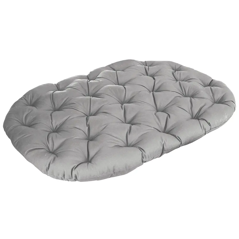 Подушка для кресла GreenGard Мадрид 136х136х6 см полиэстер серый STLM-2124858