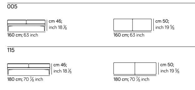 Кожаная мягкая скамья Amura знак ARCH-00147483 - Вид №4