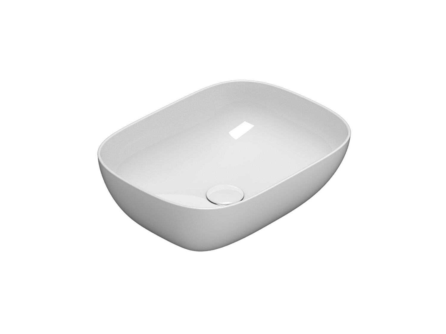 Керамическая раковина с одной столешницей Ceramica Globo чаши ARCH-00108473