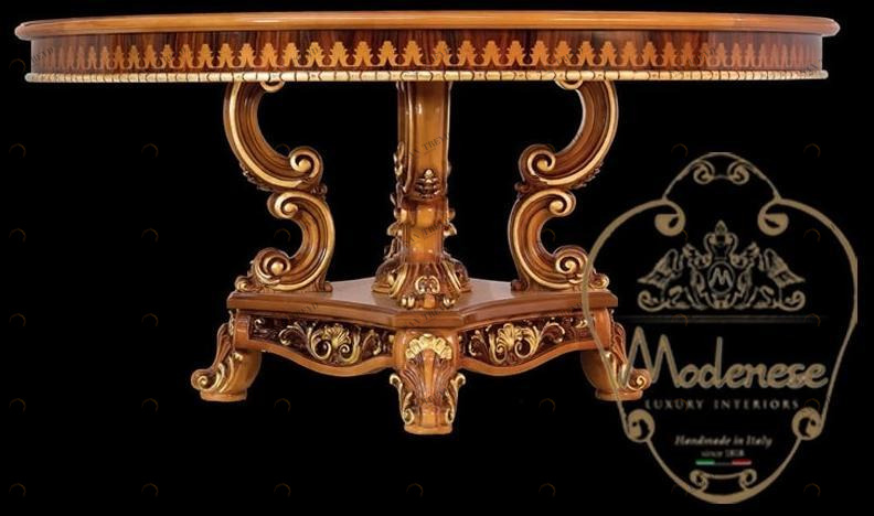 Modenese Gastone Круглый деревянный стол Deluxe sun-id-1407896