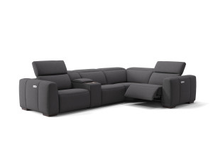 Угловой диван из ткани