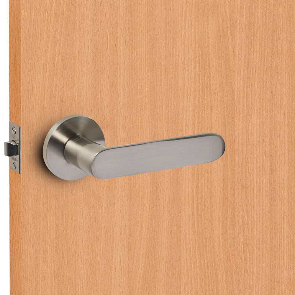 Дверные ручки Punto Porto без запирания комплект цвет никель STLM-2162936 - Вид №6