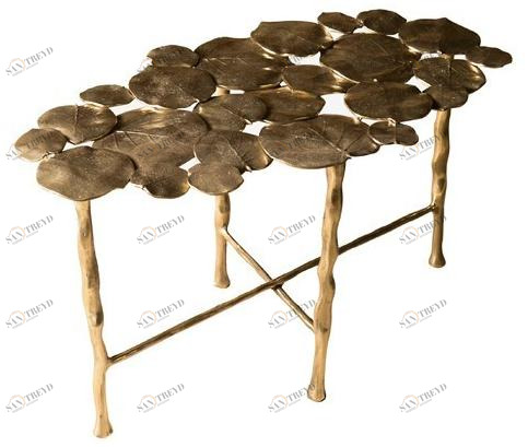 Hamilton Conte Paris Овальный журнальный столик из латуни Nymphea sun-id-1369922