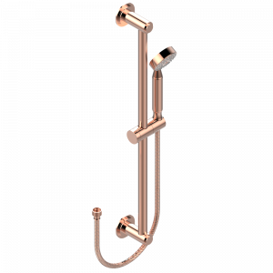 G2P-58A Душ ручной стильный встраиваемый в стену, 60 cм штанга, шланг и крючок и без вывода для душа Thg-paris Froufrou с рукоятками Розовое золото