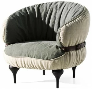 Moroso Кресло из ткани с подлокотниками Chubby chic