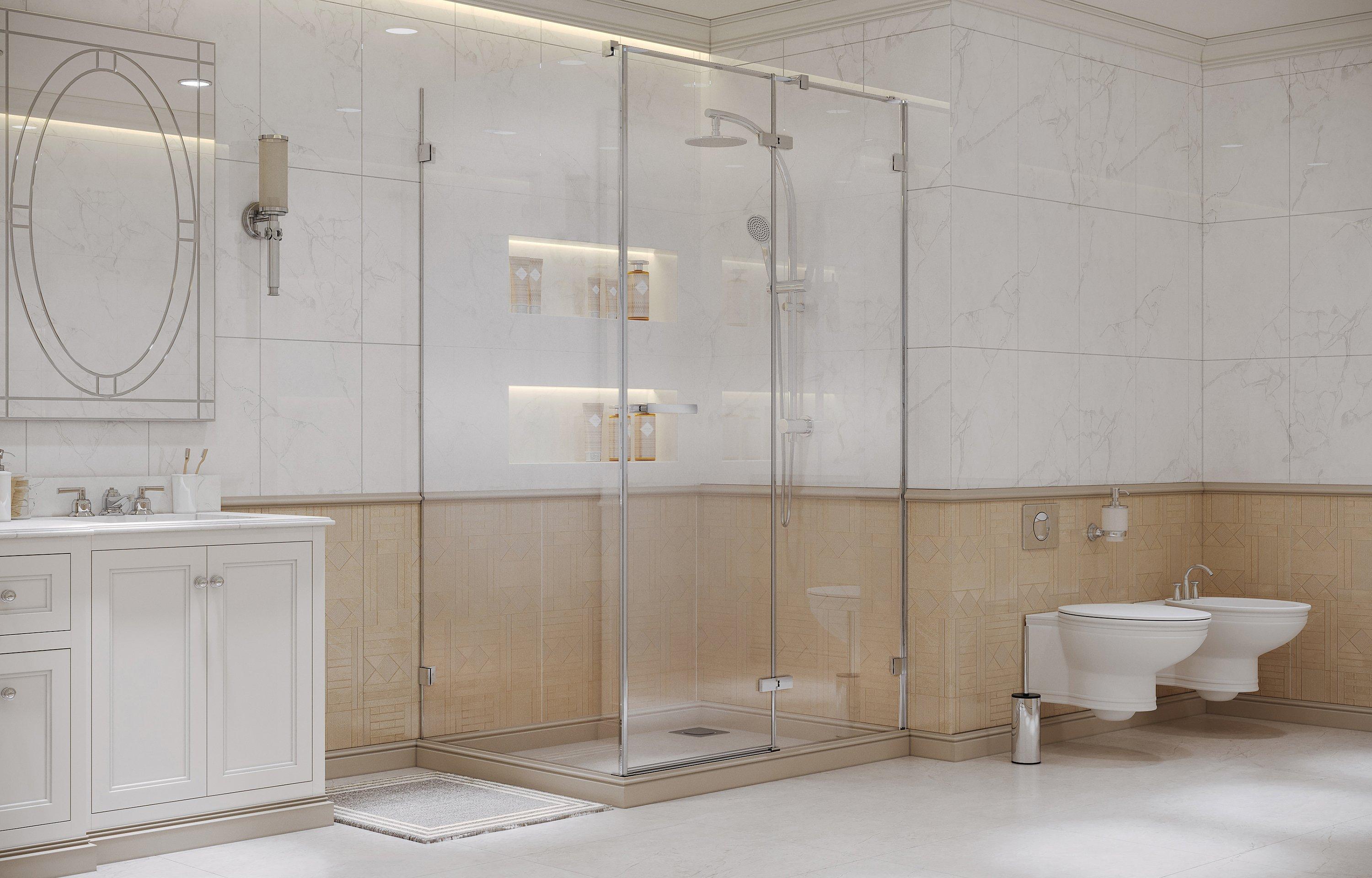 Душевое ограждение Ambassador Abner 10011104R (1200x900x2000), 1 место  - Вид №1