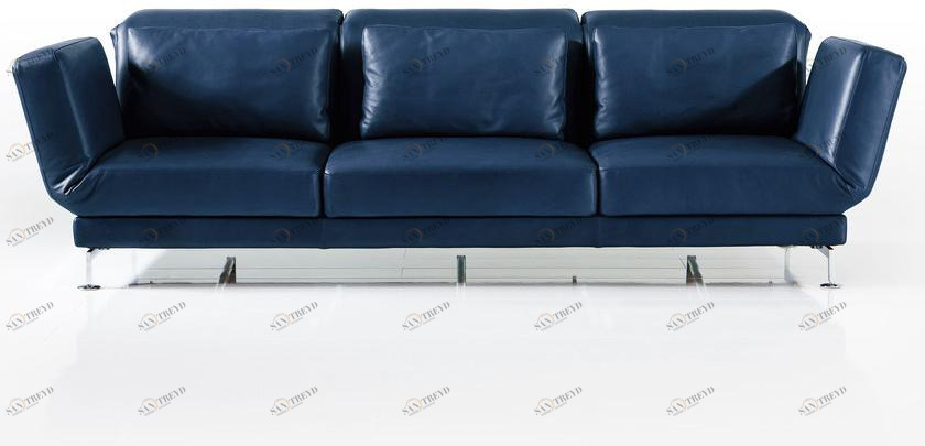 brühl 3-местный кожаный диван с откидной спинкой Moule sun-id-1366072