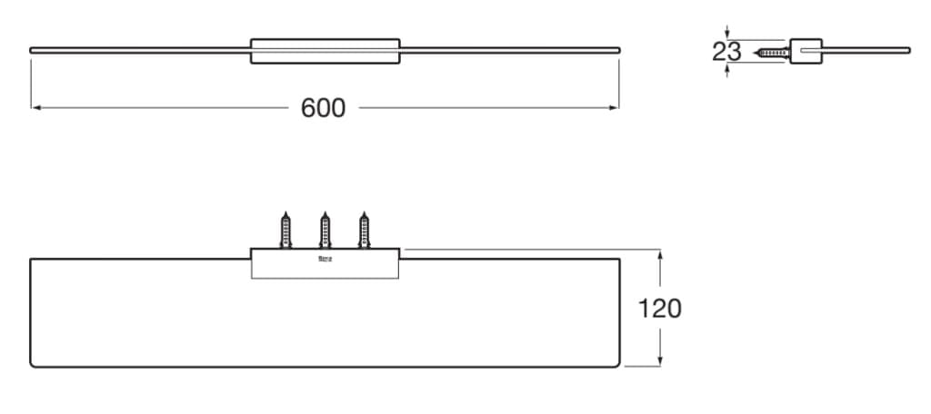Стеклянная полка для ванной Roca Hotels ARCH-00124990 - Вид №2