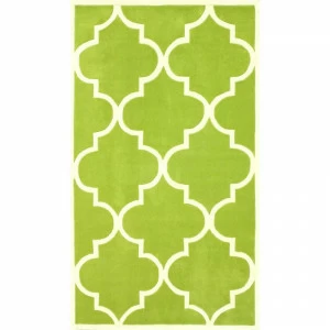 Ковер Trelli зеленый 300х500 DOLLY CAPRETS ДИЗАЙНЕРСКИЕ, ТРЕЛЬЯЖНЫЙ УЗОР 015134 Белый;зеленый