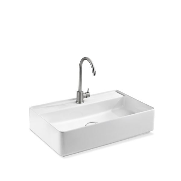 L621T0R1V4.100 Накладная раковина прямоугольная A. e T. Italia Fly Белый глянцевый AeT ITALIA