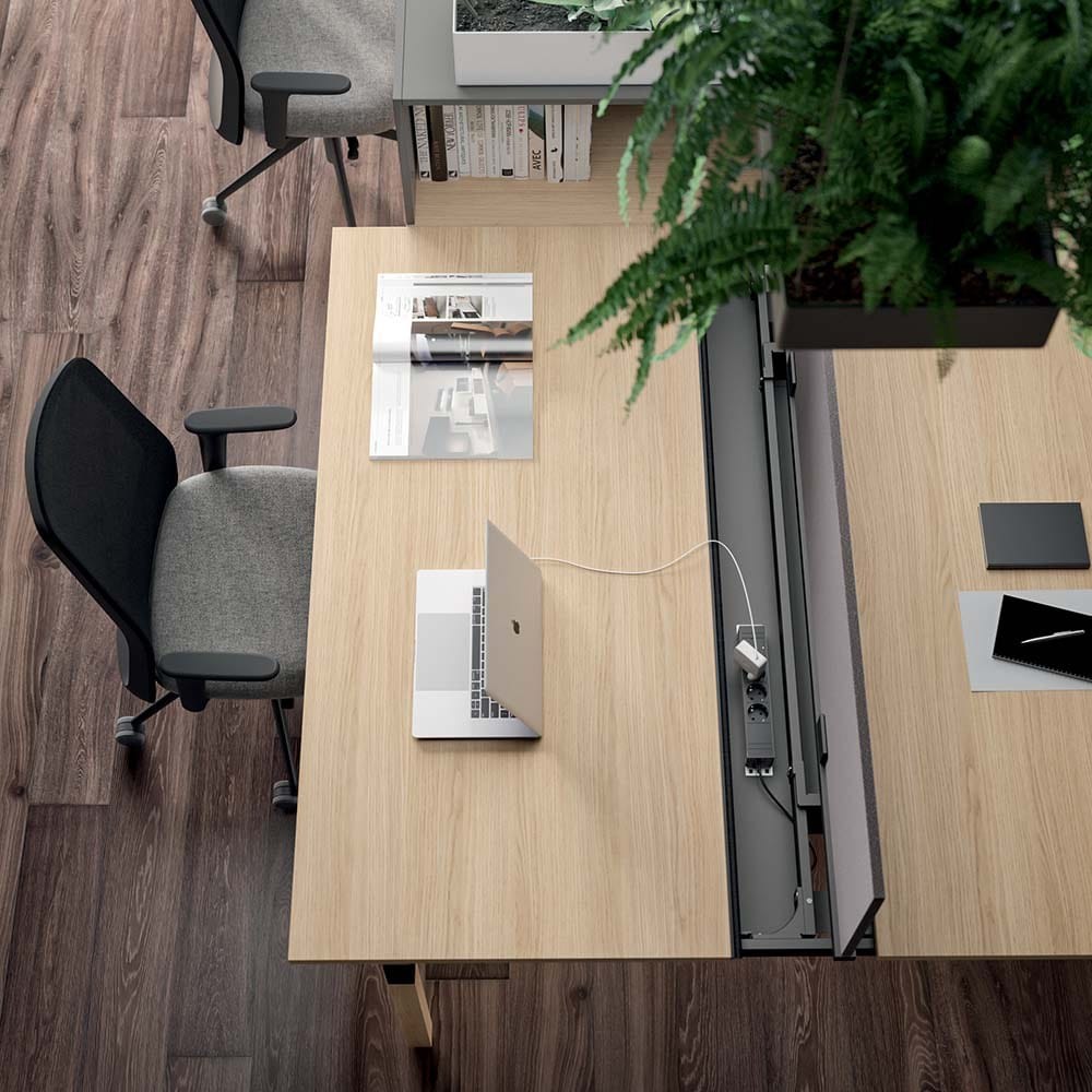 Модульный рабочий стол Quadrifoglio Group дизайн-офис ARCH-00089584 - Вид №11