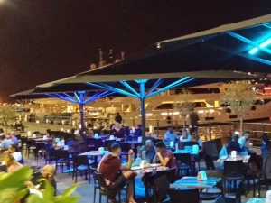 Scolaro Parasol Квадратный зонтик с подсветкой Capri