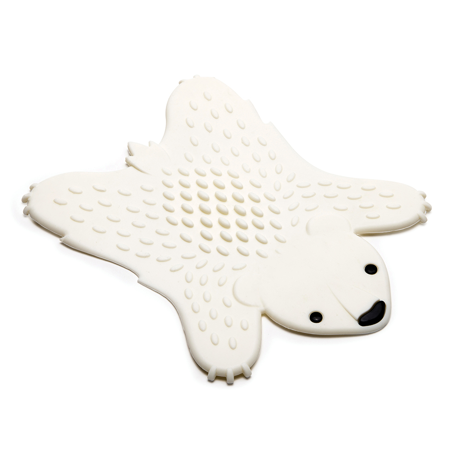 OT865 Подставка под горячее grizzly белая OTOTO 