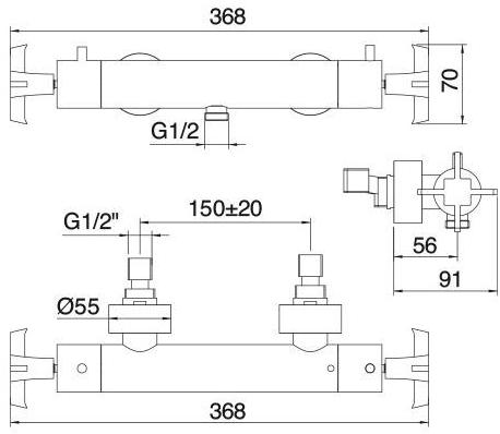 Rubinetterie Treemme Bridge  7823  - Вид №1