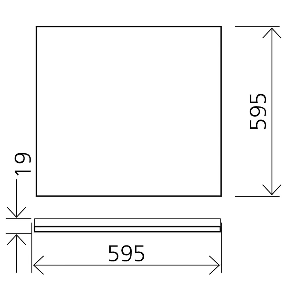 Панель светодиодная Smartbuy 36 Вт 600x600 мм холодный белый свет STLM-2087669 - Вид №7