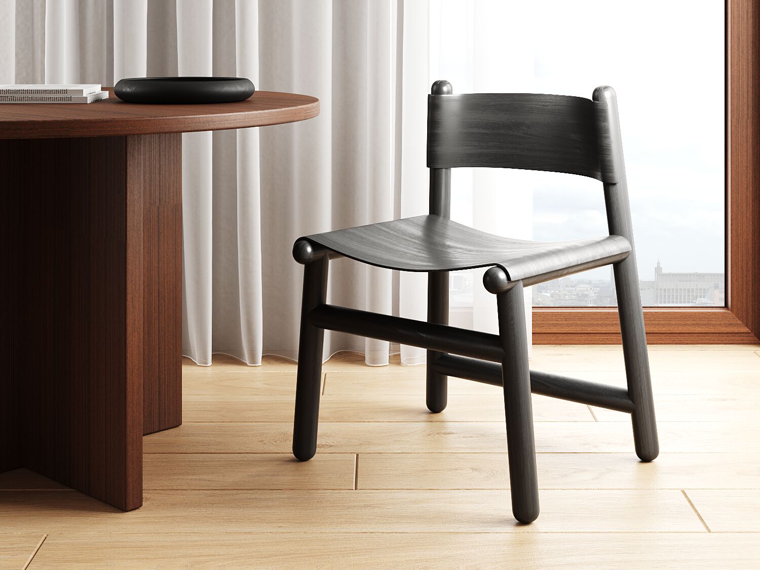 Стул из ясеня DIZA BRO ARCH-00106057 - Вид №4