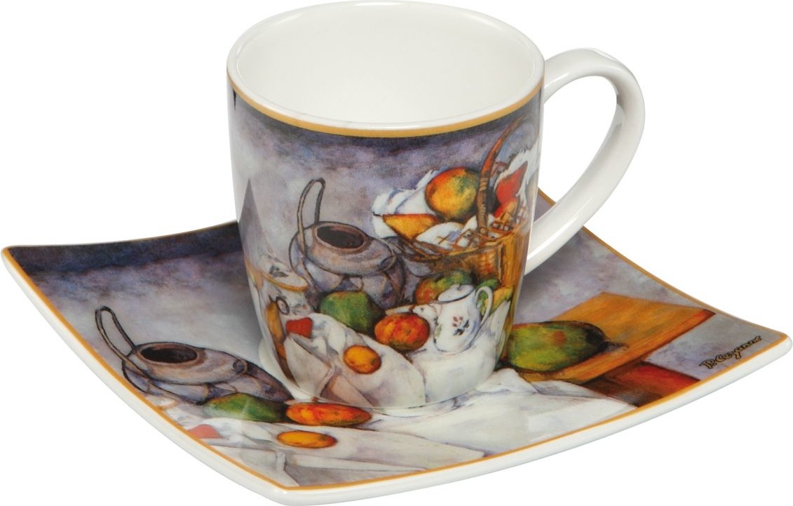 10638389 Goebel Чашка с блюдцем "Hатюpмоpт II"0.1 CEZANNE Фарфор 