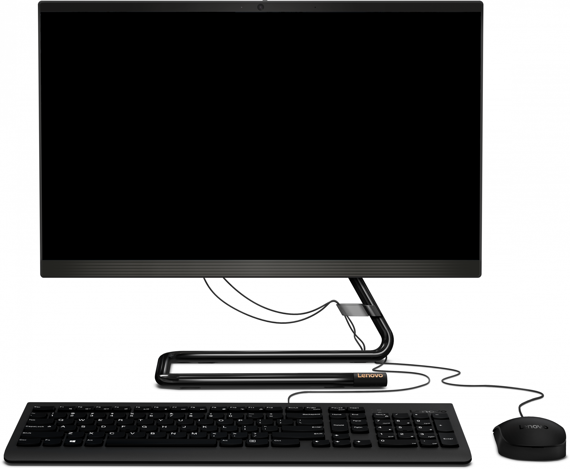 F0EX000VRK ideacentre aio 3 22ada05 21.5"(1920x1080)/amd ryzen 3 3250u(2.6ghz)/8192mb/256ssdgb/dvdrw/int:amd radeon/bt/wifi/war 1y/5.28kg/black/dos + клавиатура, мышь usb Lenovo Santreyd 