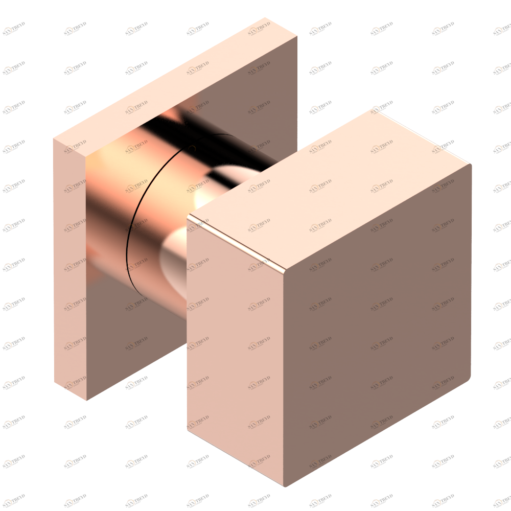 G79-30B Маховик для встраиваемого в стену вентиля Thg-paris Cubica Розовое золото G79 30B CAT.F