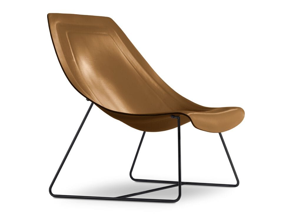 Кожаное кресло с салазками i 4 Mariani Oyster ARCH-00033405