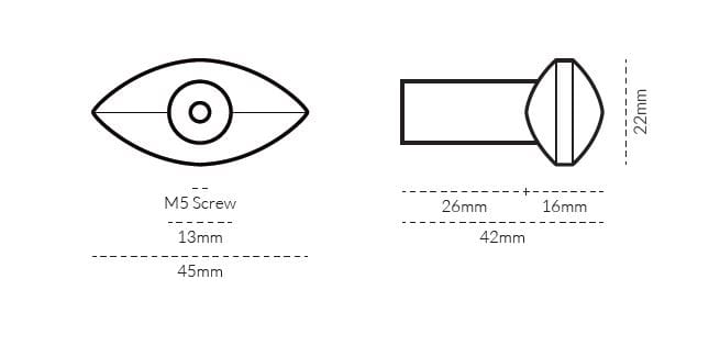 Латунная ручка Lo & Co Interiors Almond ARCH-00075835 - Вид №13