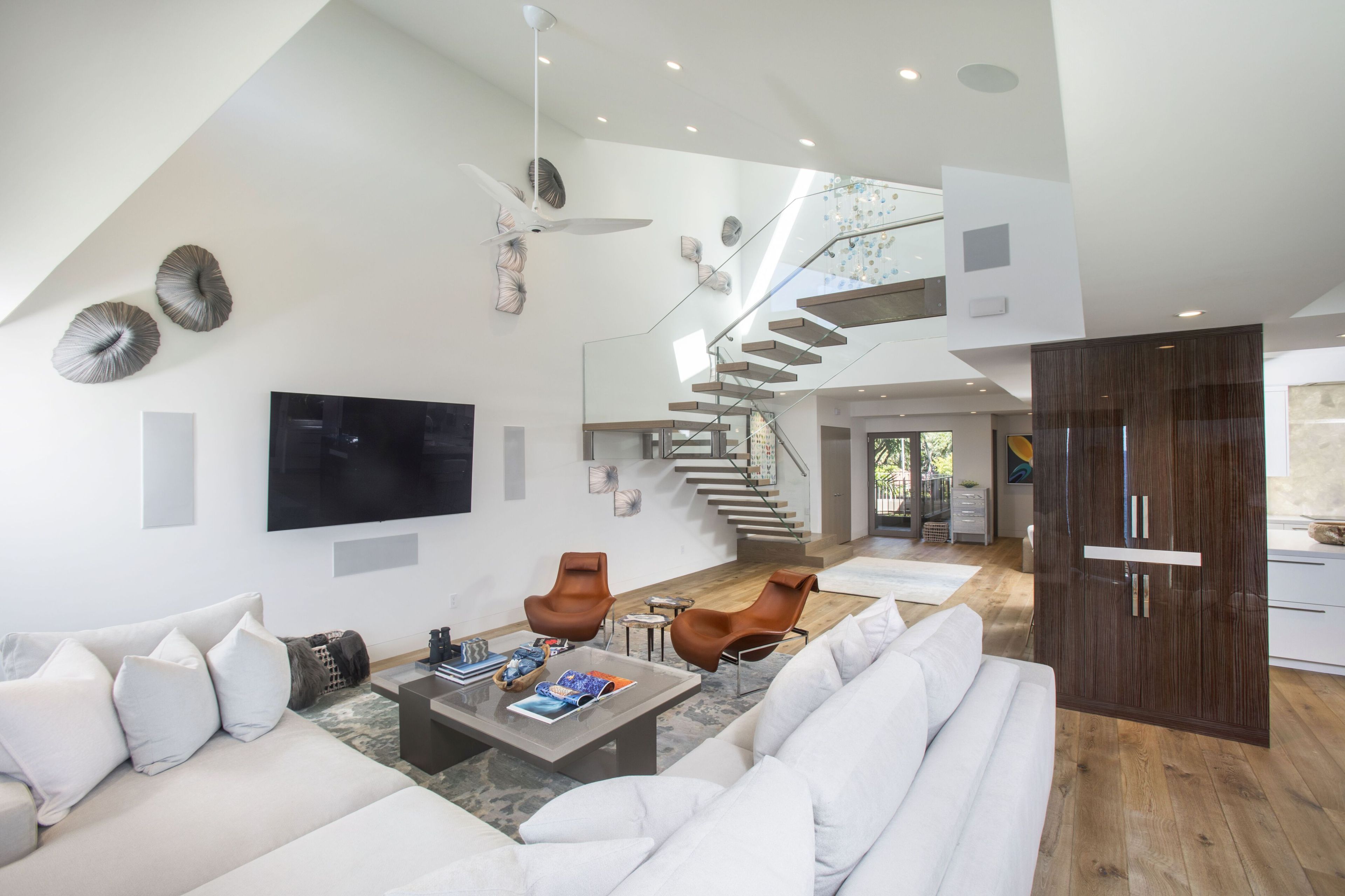 Лестница из дерева и стекла Siller Treppen Mistral ARCH-00146099 - Вид №3