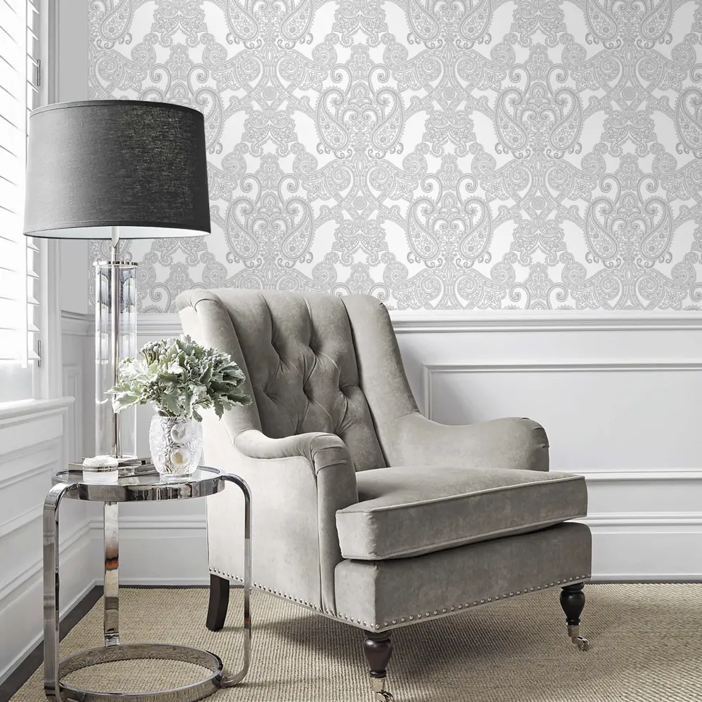 Обои флизелиновые Erismann Elegance серые 1.06 м 3644-2 STLM-2189769 - Вид №2