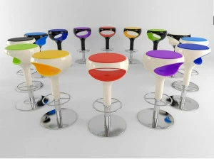 Giovannetti Барный стул с регулируемой высотой Ring