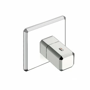 CRIIT700 Внешние части термостатического смесителя для CRICS700 с металлической пластиной Cristina Rubinetterie