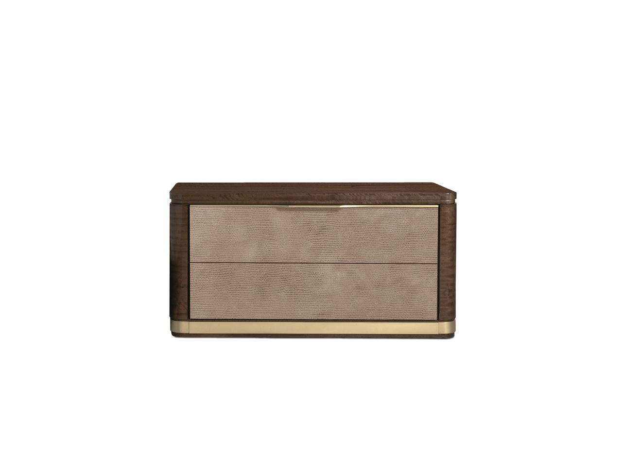 Прямоугольная прикроватная тумбочка из дерева и кожи Hurtado Evolution ARCH-00136136 - Вид №1