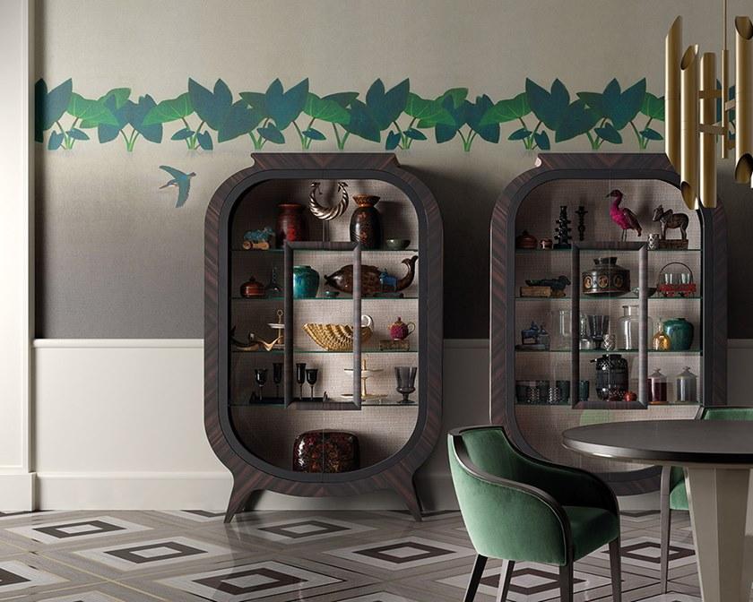 Prestige Витрина из стекла и дерева в стиле модерн Gran duca Cvc044 - Вид №2