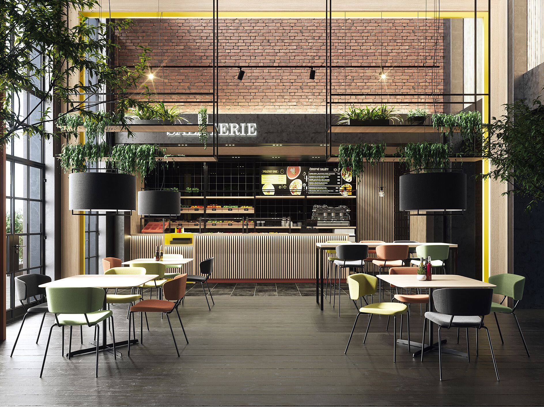 Тканевый стул с открытой спинкой LD Seating Flexi Chair ARCH-00095722 - Вид №4