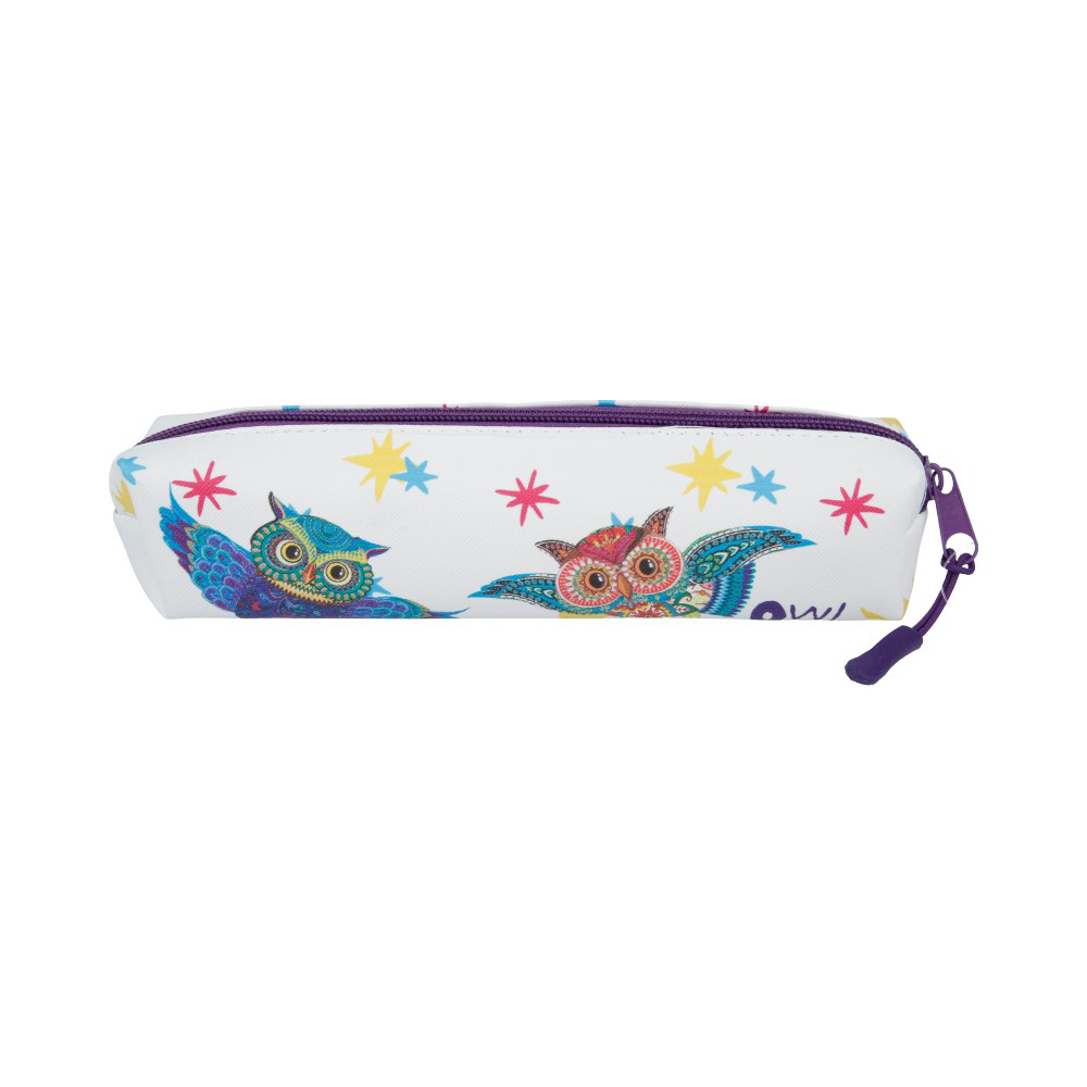 14-009/06 Пенал-тубус на молнии 20 x 4 x 4 см "Сказочные совы" Bruno Visconti 