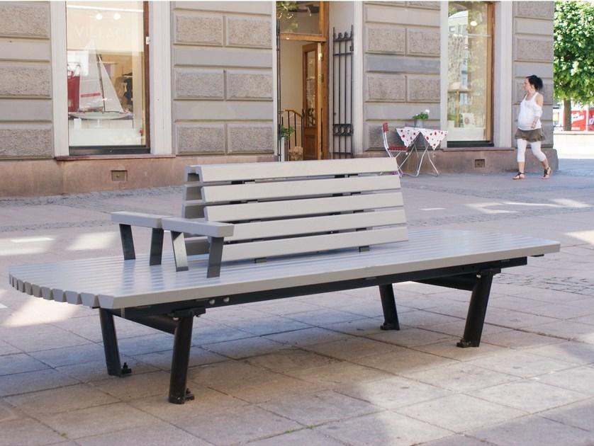 Nola Industrier Скамья из сосны со спинкой Sergel sun-id-1468127 - Вид №2