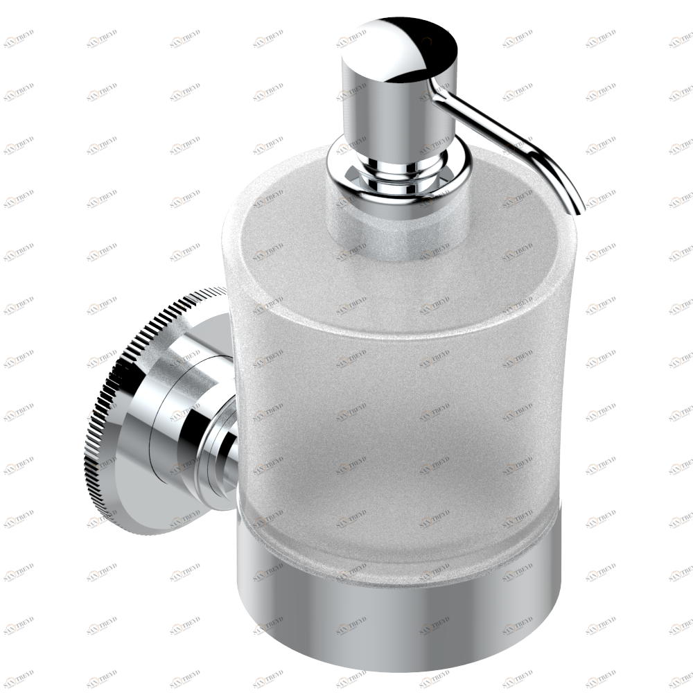 A56-613 Дозатор для жидкого мыла настенный Thg-paris Art Déco cristal Хром A56-613 CAT.A