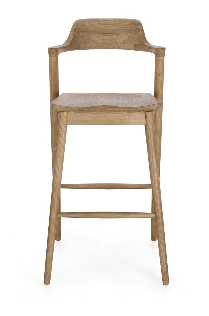 Высокий деревянный стул со спинкой BIZZOTTO Amery ARCH-00099096 - Вид №3