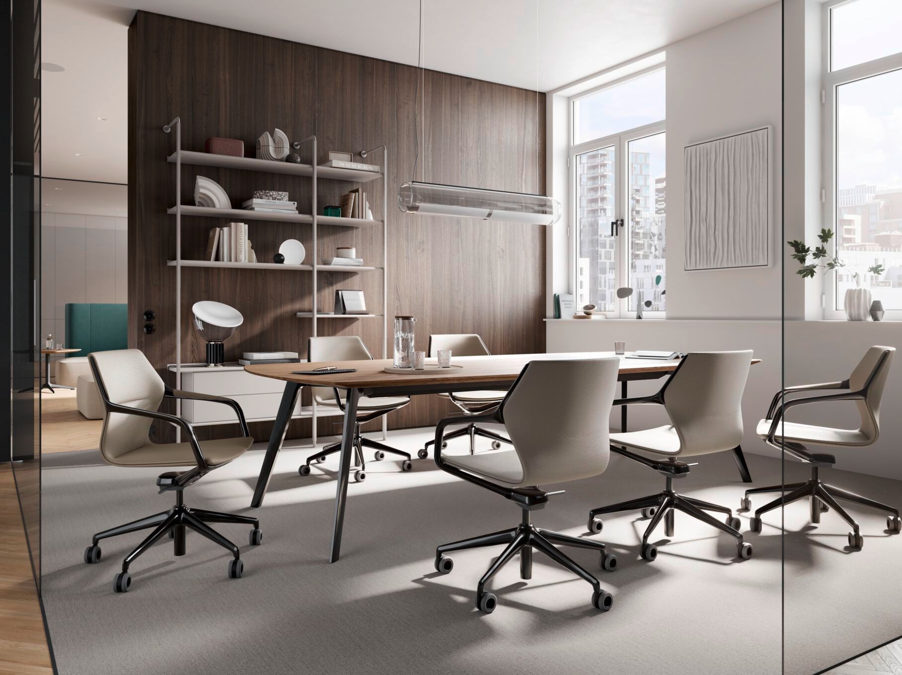 Вращающееся офисное кресло с колесами Brunner ARCH-00126478 - Вид №2