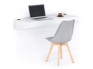 Меламинированный подвесной стол с беспроводным зарядным устройством