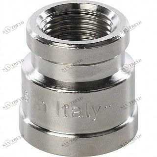 Муфта переходная ВВ 3/8х1/4" никель STOUT SFT0006003814