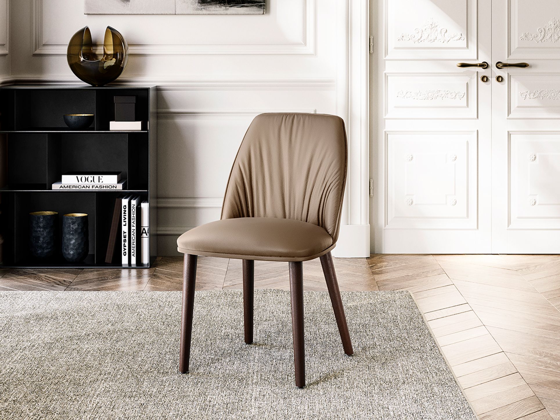 Кожаный мягкий стул EFORMA Diva ARCH-00072133 - Вид №2