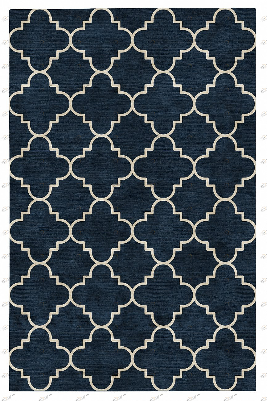 Ковер Lattice Blue 160x230 DOLLY CAPRETS ДИЗАЙНЕРСКИЕ, TRELLIS 155603 Синий 